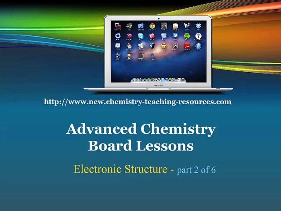 Electronic Structure - Part 2 - Bohr Model