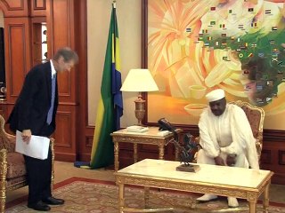 Audience accordée par le Président à l'Ambassadeur de Grande-Bretagne