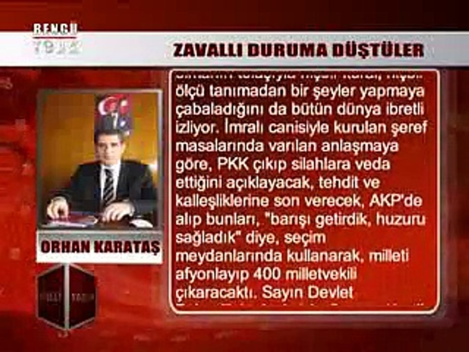 KÖŞELİ YAZILAR - ORHAN KARATAŞ 27.03.2015