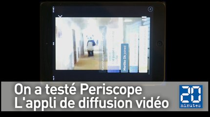 On a testé Periscope, la nouvelle appli de diffusion vidéo en direct