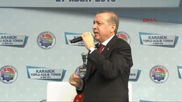 5- Cumhurbaşkanı Erdoğan Karabük'te Toplu Açılış Töreninde Konuştu