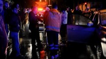 Aydın Nazilli Ehliyetsiz Alkollü Taksi Sürücüsü Otomobile Çarptı 2 Yaralı