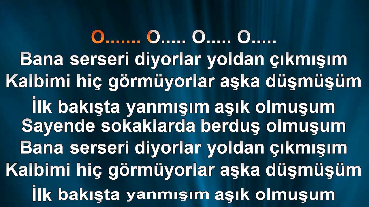 Altay - Berduş - 2014 TÜRKÇE KARAOKE