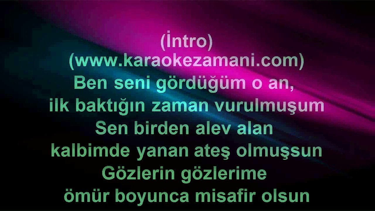 Altay - Sevda Meleğim - (2013) TÜRKÇE KARAOKE