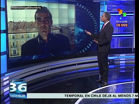 Medios hegemónicos no publican rechazo de españoles a Ley mordaza