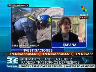 Descubren baja médica de Andreas Lubitz por tratamiento psiquiátrico