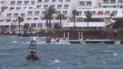 Bodrum'u Fırtına Vurdu