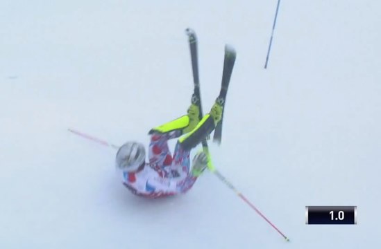 L’incroyable chute de Julien Lizeroux - ZAPPING ACTU HEBDO DU 28/03/2015