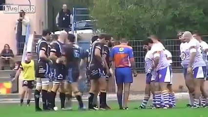 LiveLeak - General Brawl in a Rugby Match After Only 1 Minute of Play