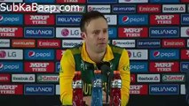 AB Devilliers Emotional Crying speech after South Africa vs New Zealand Semi Final Match 2015