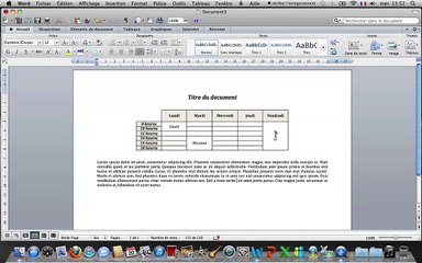 Tuto - Word 2011 - Centrer un document avant impression