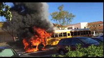 HERO! California School Bus Catches Fire, Explodes; Driver Saves Kids