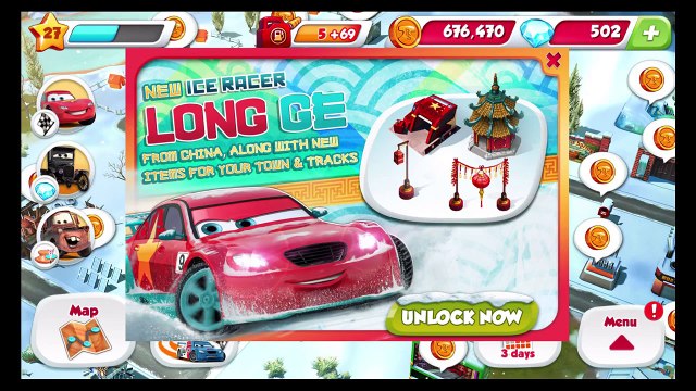 Disney Pixar Cars Fast as Lightning McQueen Introducing New Car LONG GE! The New Chinese Racer!