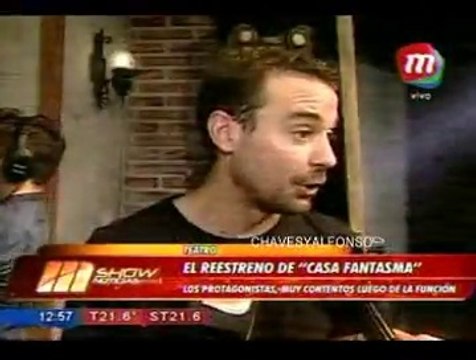 Pedro nota en MShow (famosos en la función de prensa) - 27 de Marzo