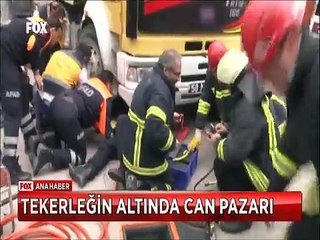 Bunun adı mucize kamyonun tekerleği altında kalan 6 yaşındaki Yusuf'u sağ kurtardılar