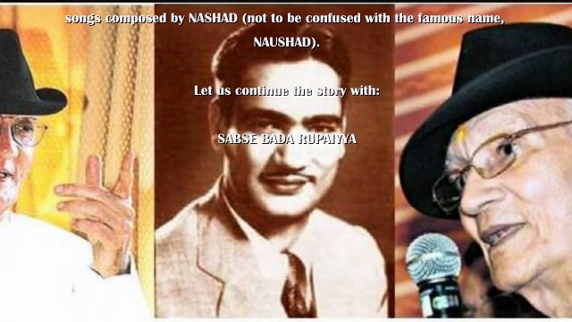 DR. NAG RAO PRESENTS O.P. NAYYAR'S MISSING FILES: SABSE BADA RUPAIYA: THODI DHER AUR BAITHO