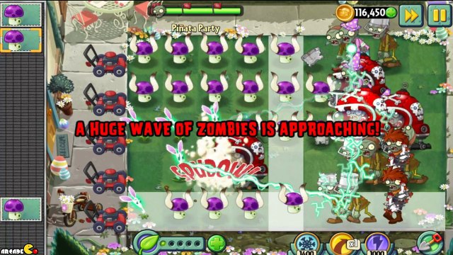 Plants vs Zombies 2 - Springening Garden Parties Pinata Party 3 26 Yeti!
