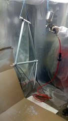 Appret sur cadre d'un vélo