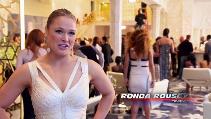 Michelle Rodriguez & Ronda Rousey epic fight in #Furious7  (BTS)