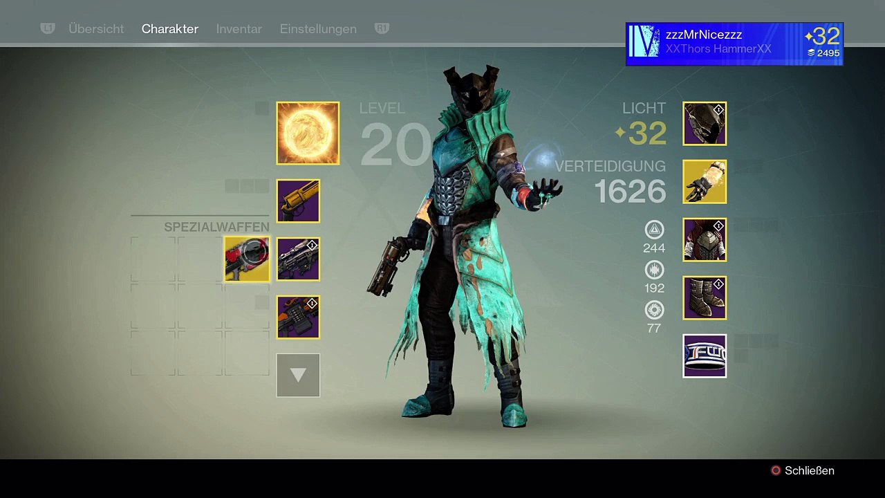 Crota hart allein 1/4 warlock