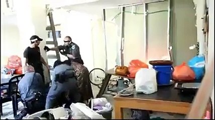 Israeli soldiers hitting MuslimPalestinian women!