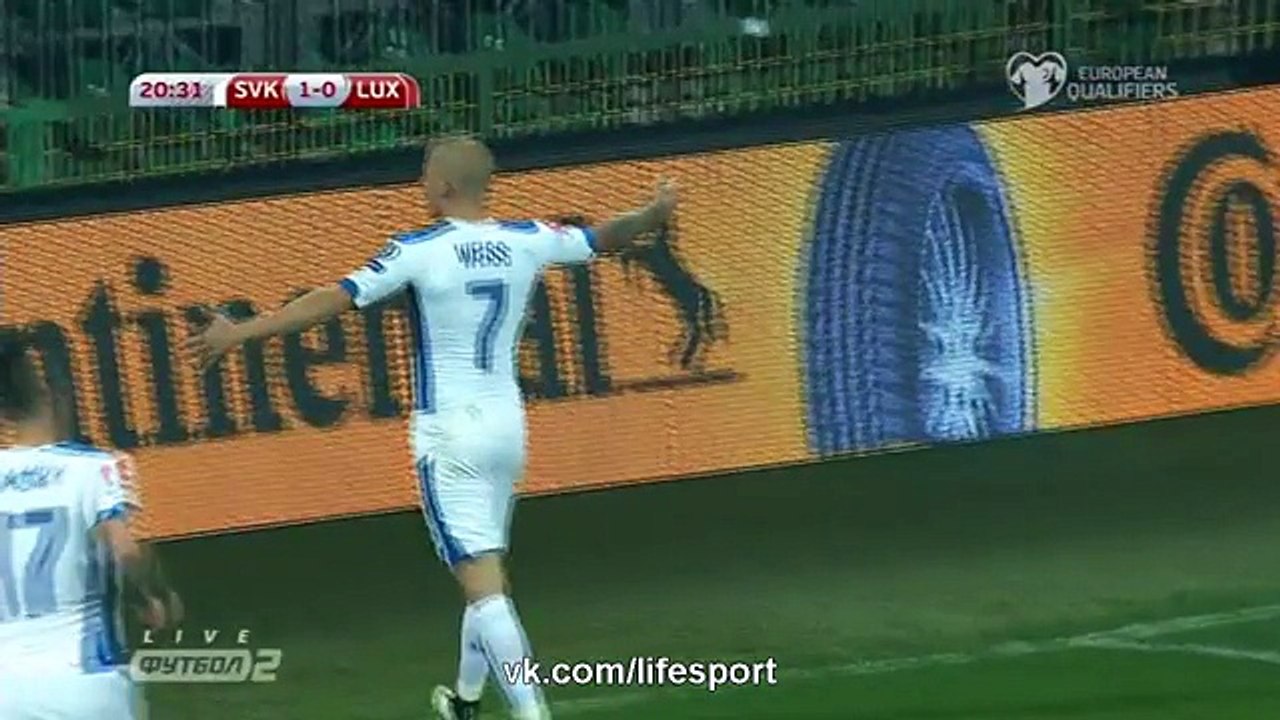 Slovakia 3 - 0 Luxembourg All Goals and Full Highlights 27/03/2015 - Euro Qualification