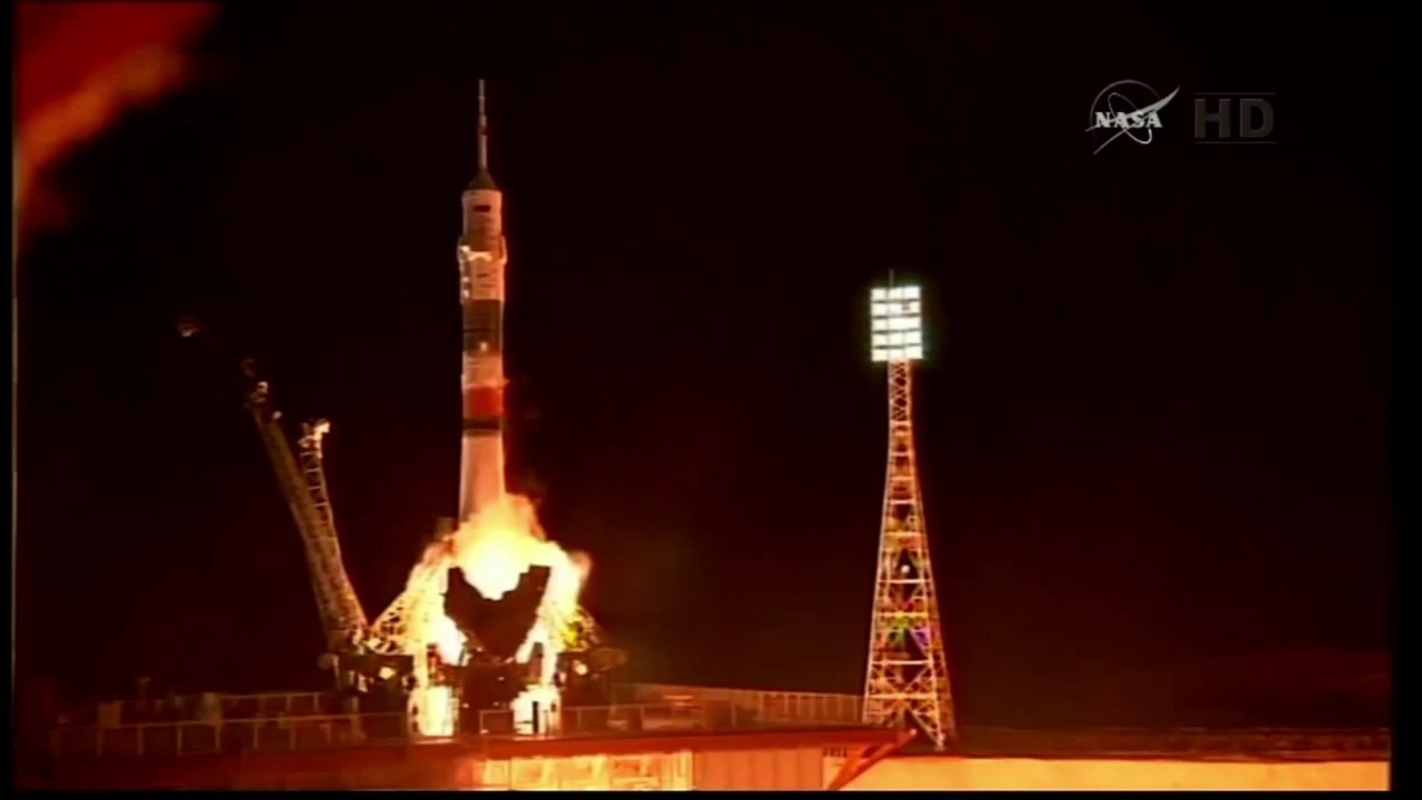 [ISS] Launch Replays of Soyuz TMA-16M Blasting Off on Soyuz-FG Rocket