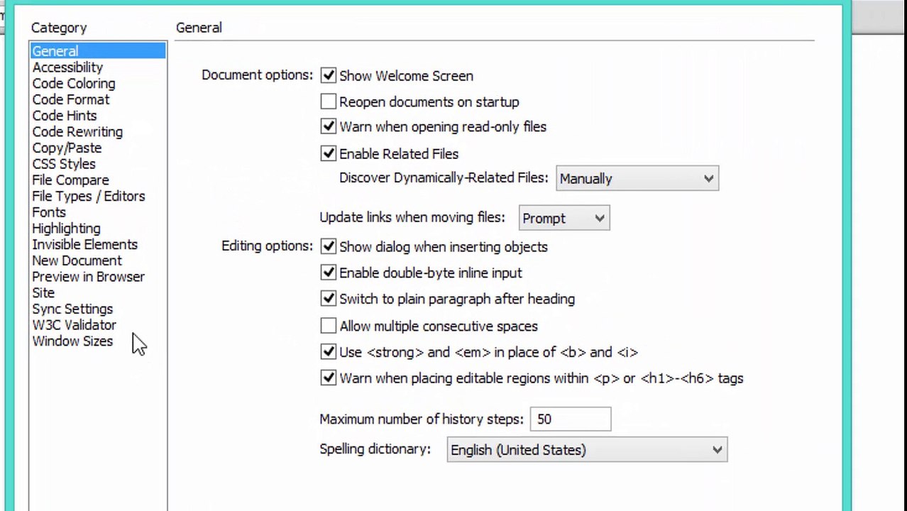 creating your first web page in dreamweaver cc