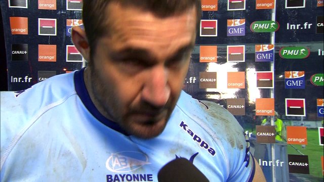 TOP14 - Bayonne-Racing: Interview Scott Spedding (BAY) - J21 - Saison 2014/2015