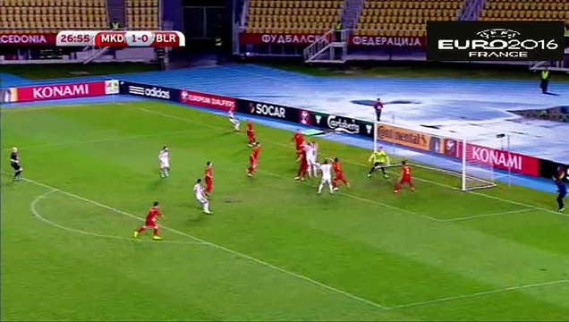 FYR Macedonia 1-2 Belarus - 27-03-2015 Euro - Qualification