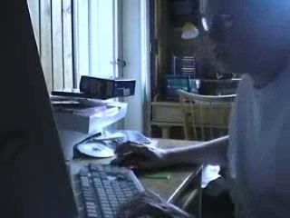 Ein echter Gangsta beim PC spielen