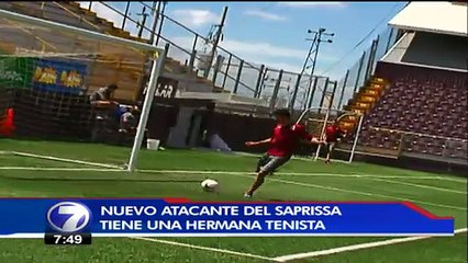 Nuevo delantero del Saprissa comparte su amor por el deporte junto a su hermana tenista