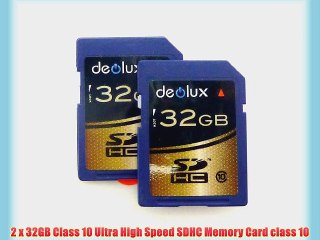 Download Video: Trade Twin Pack 2 x 32GB Memory Card class 10 SD SDHC class 10 Ultra Fast Secure Digital Memory