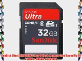 SanDisk Ultra 32GB SDHC Class 6 Flash Memory Card Speed Up To 30MB/s- SDSDH-032G-U46