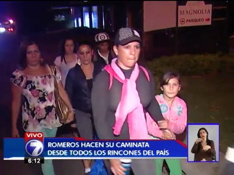 Romeros continúan su caminata desde todos los rincones del país