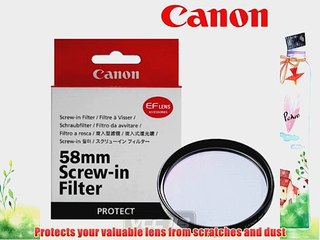 Canon 58mm Screw-in Protection Filter