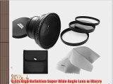 Canon VIXIA HV30 0.43X High Definition Super Wide Angle Lens w/ Macro (58mm)   43mm 3 Piece