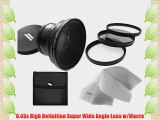 Canon VIXIA HV30 0.43X High Definition Super Wide Angle Lens w/ Macro (58mm)   43mm 3 Piece