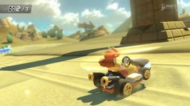 Wii U - Mario Kart 8 - (GCN) Dry Dry Desert