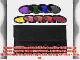 Neewer? 58MM Complete Full Color Lens Filter Set (9pcs) for Camera Lens with 58MM Filter Thread
