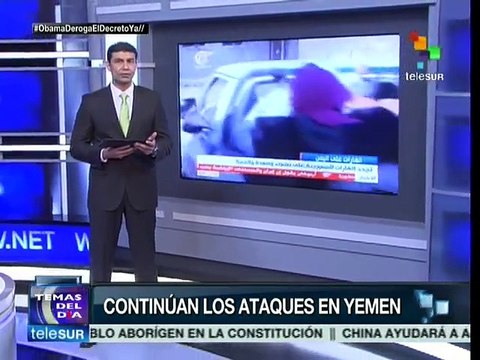 Yemen: intensifica Arabia Saudí bombardeos sobre Saná