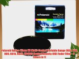 Polaroid Optics 67mm HD Multi-Coated Variable Range (ND3 ND6 ND9 ND16 ND32 ND400) Neutral Density