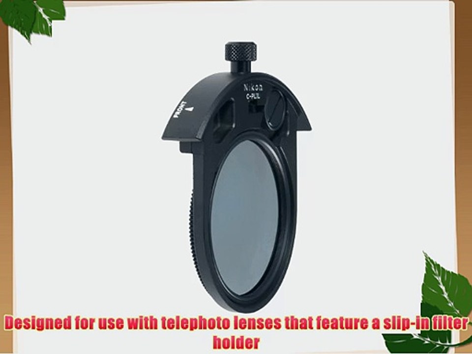 Nikon C-PL1L Slip-in 52mm Circular Polarizing Filter