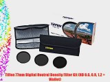 Tiffen 77mm Digital Neutral Density Filter Kit (ND 0.6 0.9 1.2   Wallet)