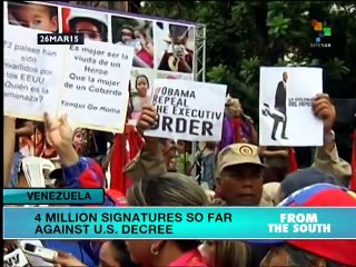 From the South - 4 million signatures so far against U.S. decree