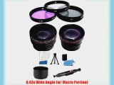 Essential Must Have Kit Lens Kit includes 0.43X Wide Angle (w/ Macro Portion) and 2.2X Telephoto