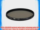 Hoya 62mm HD2 Circular Polarizer Filter - 8-layer Multi-Coated Glass Filter