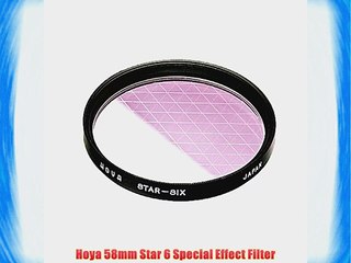 Hoya 58mm Star 6 Special Effect Filter