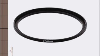 Tiffen 7782SUR 77 to 82 Step Up Filter Ring (Black)