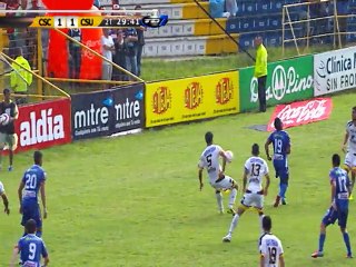 Gol Cartaginés 2 - Uruguay 1